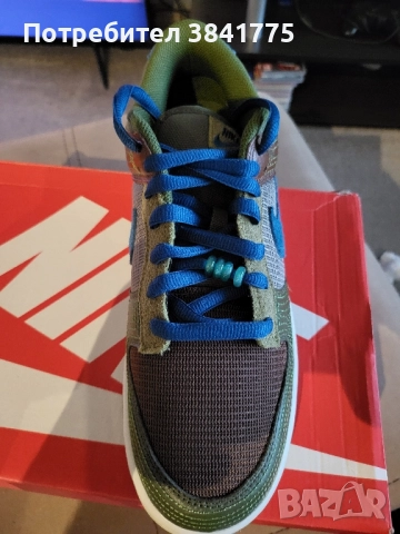 Nike Dunk Low NH Cacao Wow/ Marina-Rough Green-Pilgrim, снимка 2 - Маратонки - 51914161