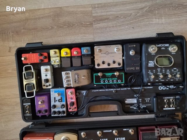 31 педала Ehx, Digitech, Tone city, два педалборда Mooer, някои нови за китара, снимка 9 - Китари - 20907626