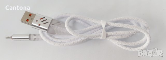 TYPE - C Data кабел, RGB светещ, универсален , снимка 3 - Оригинални зарядни - 32746412