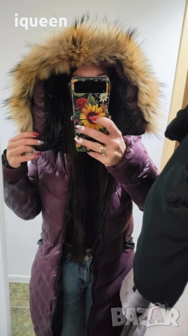 Яке с естествен косъм лисица, снимка 5 - Якета - 52830407