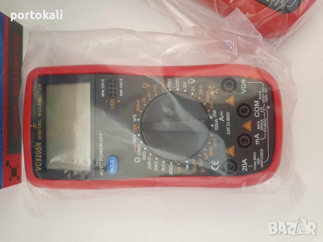 НОВ! Измервателен уред мултицет мултиметър VC61 NCV / 20A / 200uF / 1000V, снимка 7 - Други инструменти - 43229138