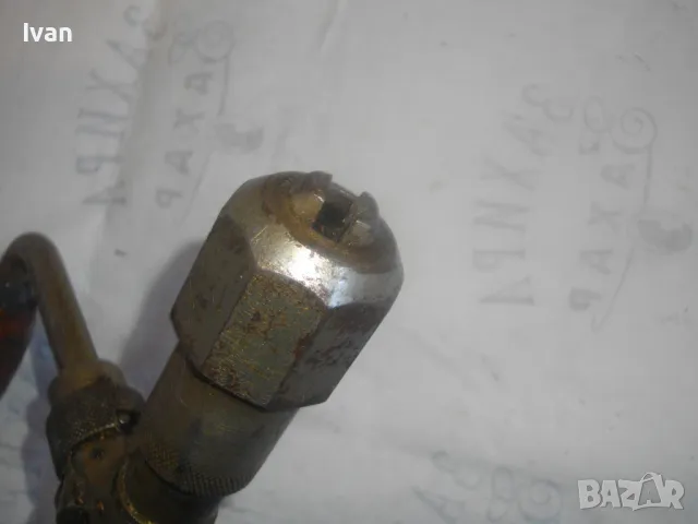 СТАРО КАЧЕСТВО РЪЧЕН МАТКАП С РЕВЕРС ЗАХВАТ 13мм ФРГ ЗАПАДНА ГЕРМАНИЯ ОТЛИЧЕН МАСИВЕН, снимка 9 - Други инструменти - 48397198