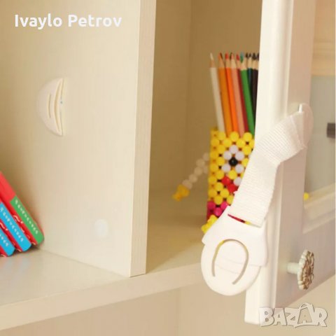 10 БР. Закопчалка / предпазител за шкаф, чекмедже, гардероб и др., снимка 3 - Други - 35639397