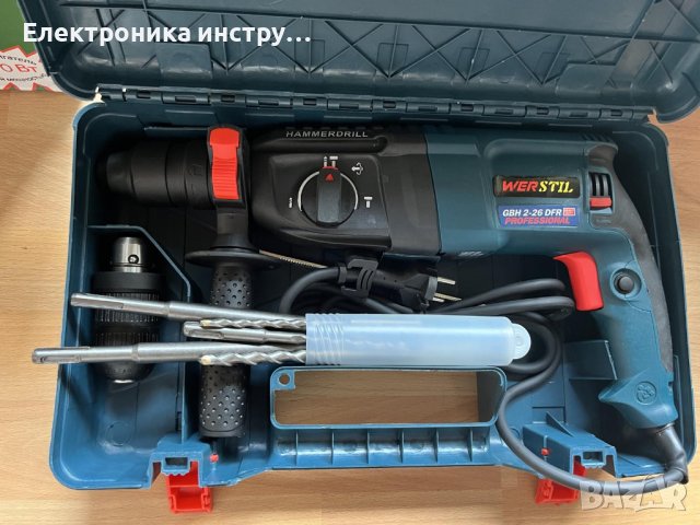 Пробивна бормашина-перфоратор WERSTIL, снимка 2 - Бормашини - 37883878
