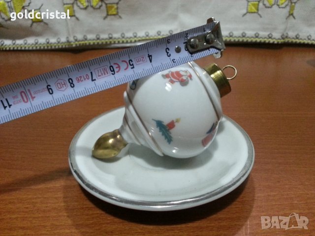 Порцеланова топка за елха , снимка 4 - Антикварни и старинни предмети - 43245001