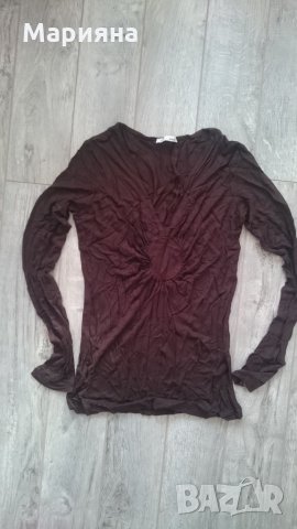 кафява блузка, снимка 1 - Блузи с дълъг ръкав и пуловери - 27403848
