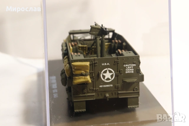 1:43 SCHUCO ТАНК КОЛИЧКА ВОЕНЕН МОДЕЛ ИГРАЧКА, снимка 7 - Колекции - 53522470