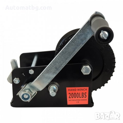 Ръчна лебедка Automat, С текстилно въже, 2000LBS, снимка 4 - Аксесоари и консумативи - 35638304