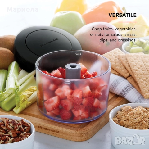 Ръчен чопър KitchenAid / Червен, снимка 6 - Други стоки за дома - 52720335