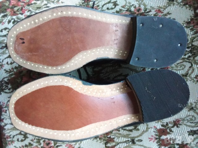 Мъжки обувки гьон и кожа на Сърп и чук Габрово,нови, снимка 3 - Ежедневни обувки - 37108572