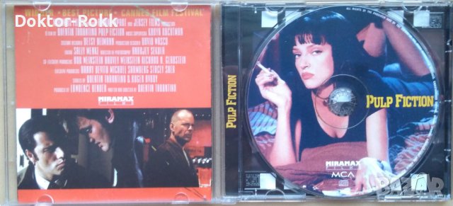Pulp Fiction (Music From The Motion Picture) (1994, CD), снимка 3 - CD дискове - 43533801