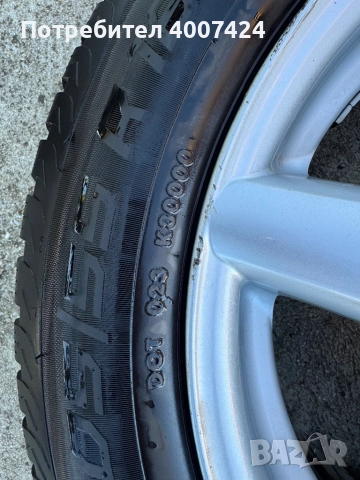 Зимни гуми с джанти 205/55 R16, снимка 6 - Гуми и джанти - 52403620