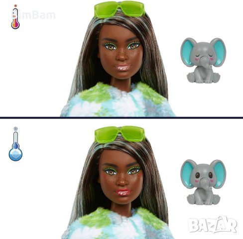 Кукла Barbie Color Cutie Reveal Слонче супер изненада - 10 изненади, снимка 4 - Кукли - 43153481