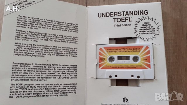 TOEFL Тойфел образователни тестове Трето издание- аудио и книга 1991г., снимка 3 - Чуждоезиково обучение, речници - 40626910