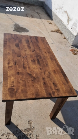 Трапезна маса масив-№30, снимка 3 - Маси - 52439326