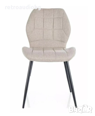  Трапезен стол ДЖЕЙК НЕА в бежов цвят