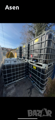 Бидони за вода 1000 литра чисти 1 тон подходящи за пренос на всякакви течности меласа addblue , снимка 7 - Други - 53078828