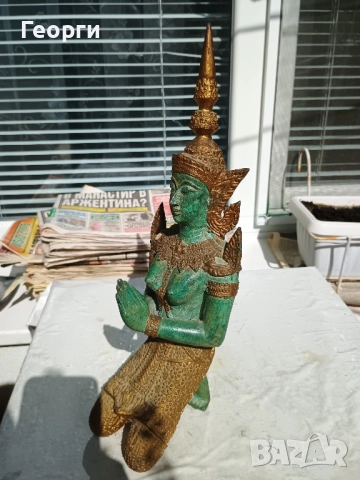 Бронзова статуетка 34 см., снимка 8 - Колекции - 51996820