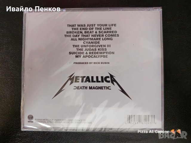 Металика Metallica Death Magnetic CD диск албум оригинален, снимка 2 - CD дискове - 44125220