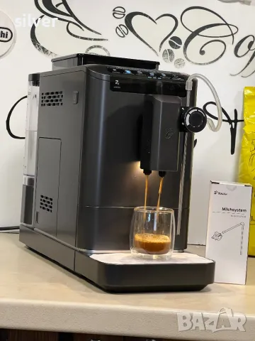 Кафемашина кафе автомат Tchibo cappuccino с гаранция, снимка 6 - Кафемашини - 50294695