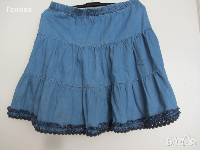 Детска пола на "Зара" + тениска подарък, снимка 1 - Детски рокли и поли - 37615267