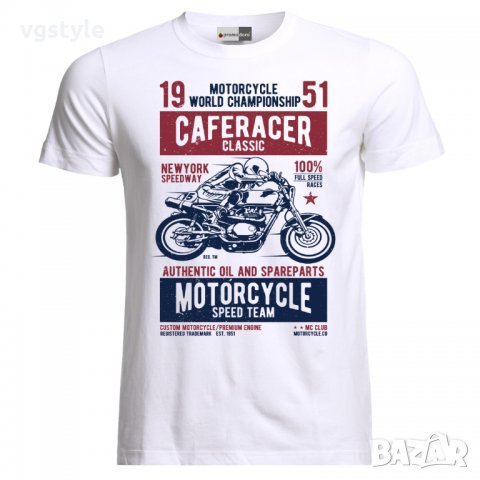 Тениска Моторджийска Мото Мотокрос Ендуро Моторист Мотоциклетизъм Moto Motorcycle