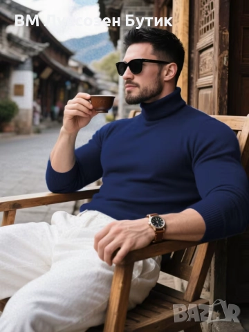 ✨ МЪЖКИ ЛУКСОЗЕН ПУЛОВЕР – СТИЛЪТ, КОЙТО ТЕ ОТЛИЧАВА ✨, снимка 8 - Пуловери - 52678611