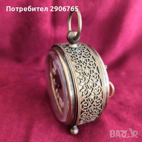 Часовник будилник Salves West Germany работещ, снимка 4 - Антикварни и старинни предмети - 52468046