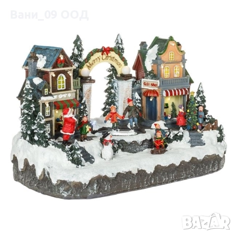 Коледно селце със звук, светлина и движение , снимка 3 - Декорация за дома - 52304150