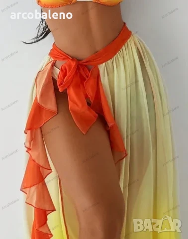 Секси дамски бански костюм от три части , снимка 5 - Бански костюми - 50539899