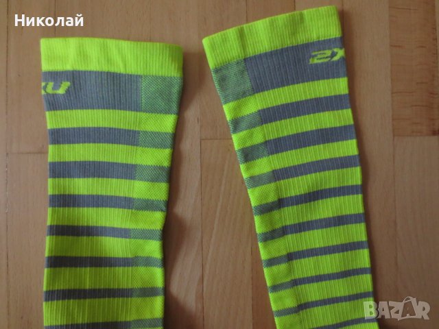 2XU Striped Run Compression Socks, снимка 7 - Мъжки чорапи - 43204449