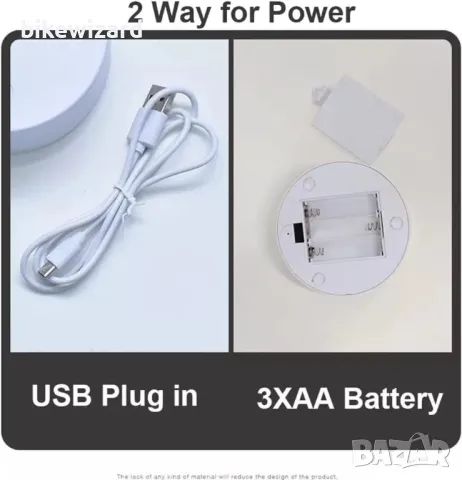 Neioaas 3D движеща се пясъчна настолна лампа с течен пясък НОВА, снимка 3 - Други - 50160622