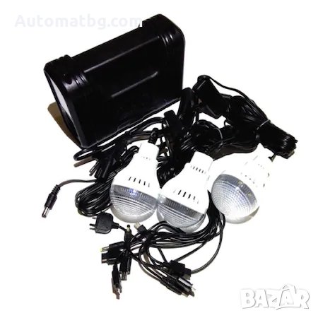 Комплект соларна осветителна система Automat, GD-8007, снимка 4 - Соларни лампи - 32705850