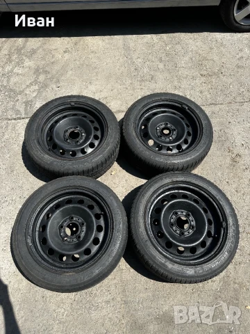 Железни джанти с гуми BMW 5x120 E90 E91