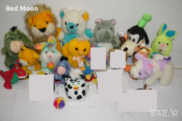 Лот от 16 различни стари плюшени играчки от 90-те McDonald's и Barzakov