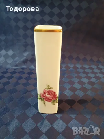 Стилна порцеланова ваза -Бавария, снимка 2 - Вази - 47814418