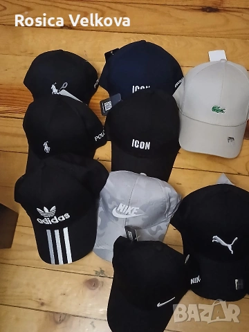 Маркови шапки с козирка , снимка 4 - Шапки - 53512618