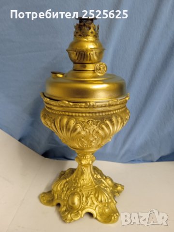 Старинна настолна газена лампа "Ditmar Brunner AG", снимка 2 - Настолни лампи - 43165760