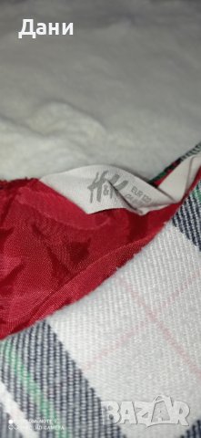 H&M Рокля с кадифена панделка, 122см., снимка 5 - Детски рокли и поли - 37965151