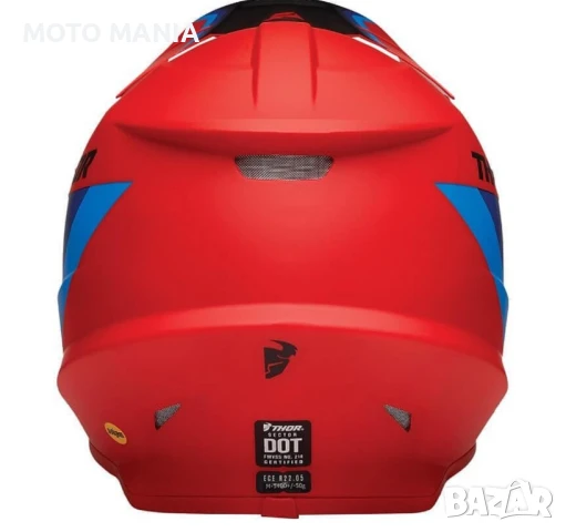 Мотокрос каска Thor SECTOR RUNNER RED/BLUE MIPS, снимка 4 - Спортна екипировка - 50482728