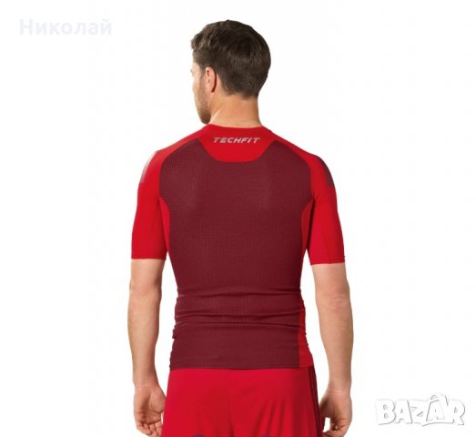 adidas Tech-Fit Short-Sleeve Shirt , снимка 11 - Тениски - 29056854