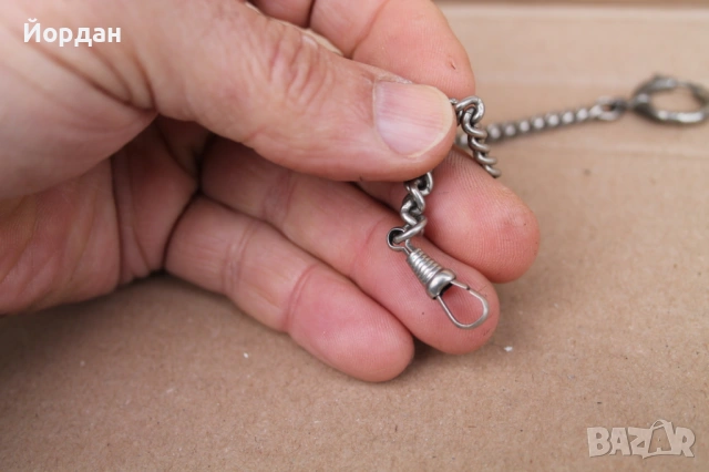 Ланец/синджир/Кюстек за джобен часовник , снимка 5 - Други ценни предмети - 53444581