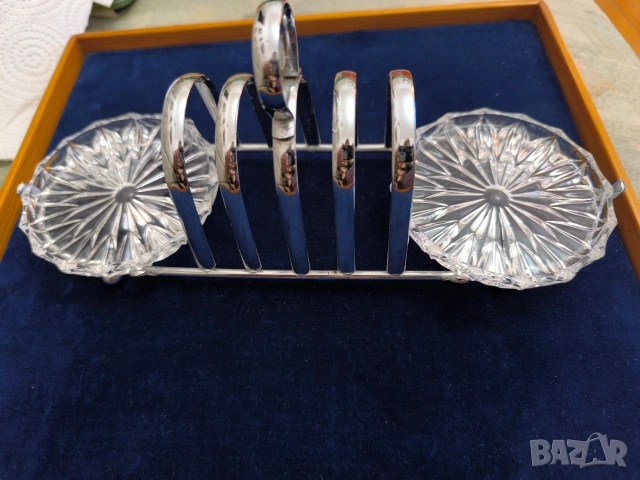 вносен английски прибор за сервиране арт Деко , снимка 4 - Прибори за хранене, готвене и сервиране - 53565061