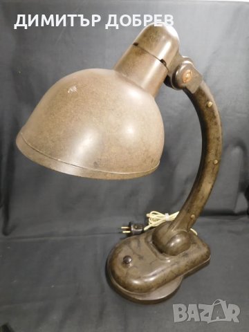 СТАРА РЕТРО СОЦ СССР НАСТОЛНА ЛАМПА "НКВД" БАКЕЛИТ КАРБОЛИТ, снимка 5 - Антикварни и старинни предмети - 49740121