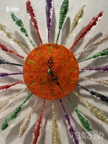 Часовник - слънце - уникална ръчна изработка, снимка 7 - Стенни часовници - 52967940