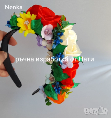 Диадеми и китки за калпак , снимка 12 - Аксесоари за коса - 52070227