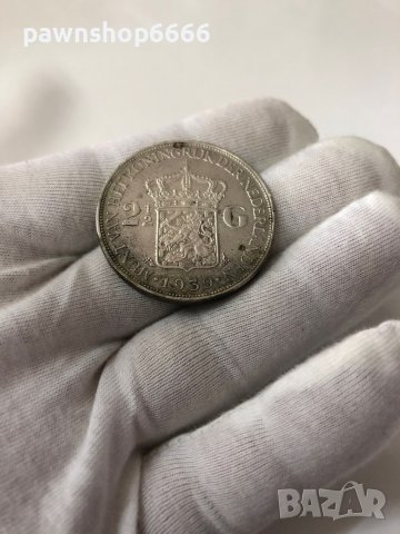 Нидерландия 2½ гулдена, 1939 монета, снимка 14 - Нумизматика и бонистика - 38403333