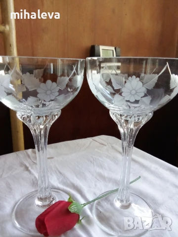 продава кристални чаши, снимка 2 - Чаши - 51346018