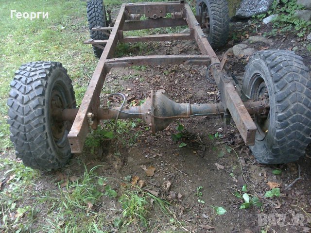 Платформа с управляем и задвижващ мостове, самоделка. Незавършен проект., снимка 10 - Индустриална техника - 37564742