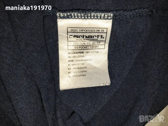 Carhartt WIP Short Sleeve Pocket T-Shirt (L) мъжка тениска , снимка 6 - Тениски - 50214475